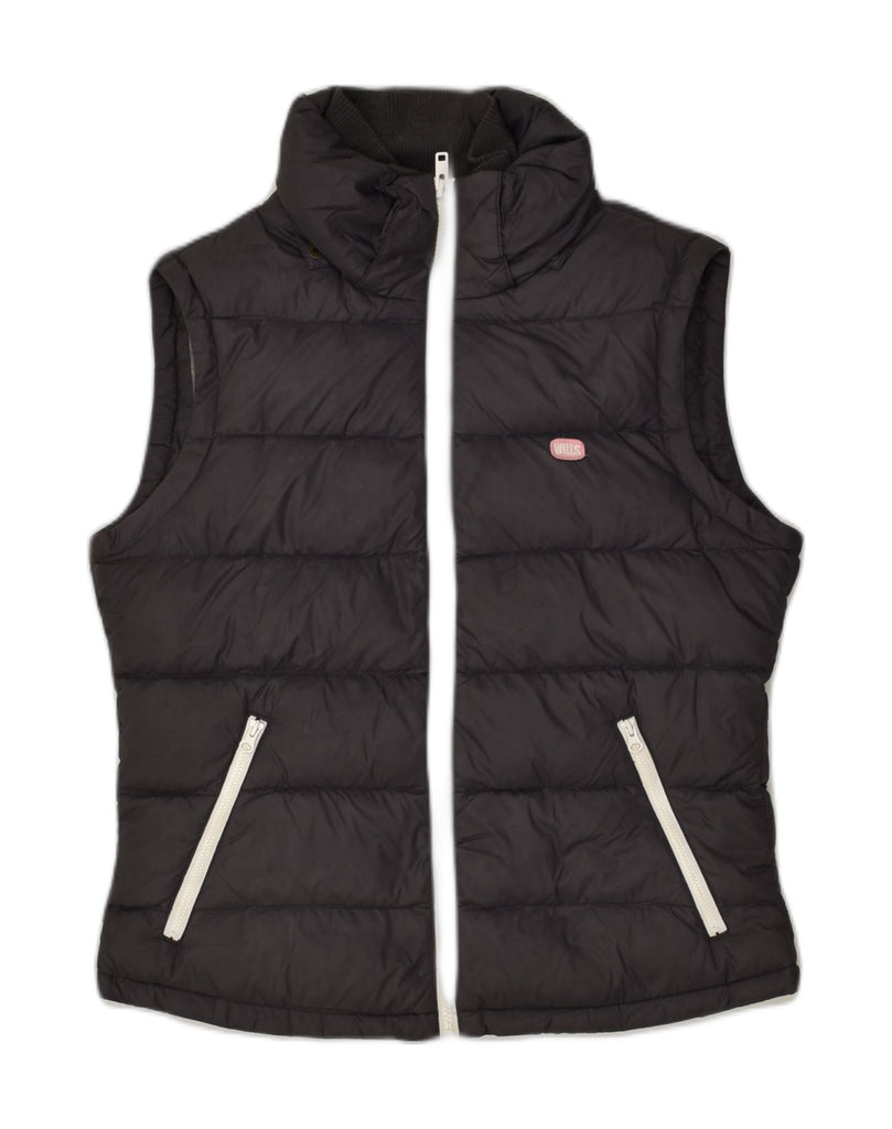 JACK WILLS Womens Padded Gilet UK 12 Medium Black | Vintage Jack Wills | Thrift | Second-Hand Jack Wills | Used Clothing | Messina Hembry 