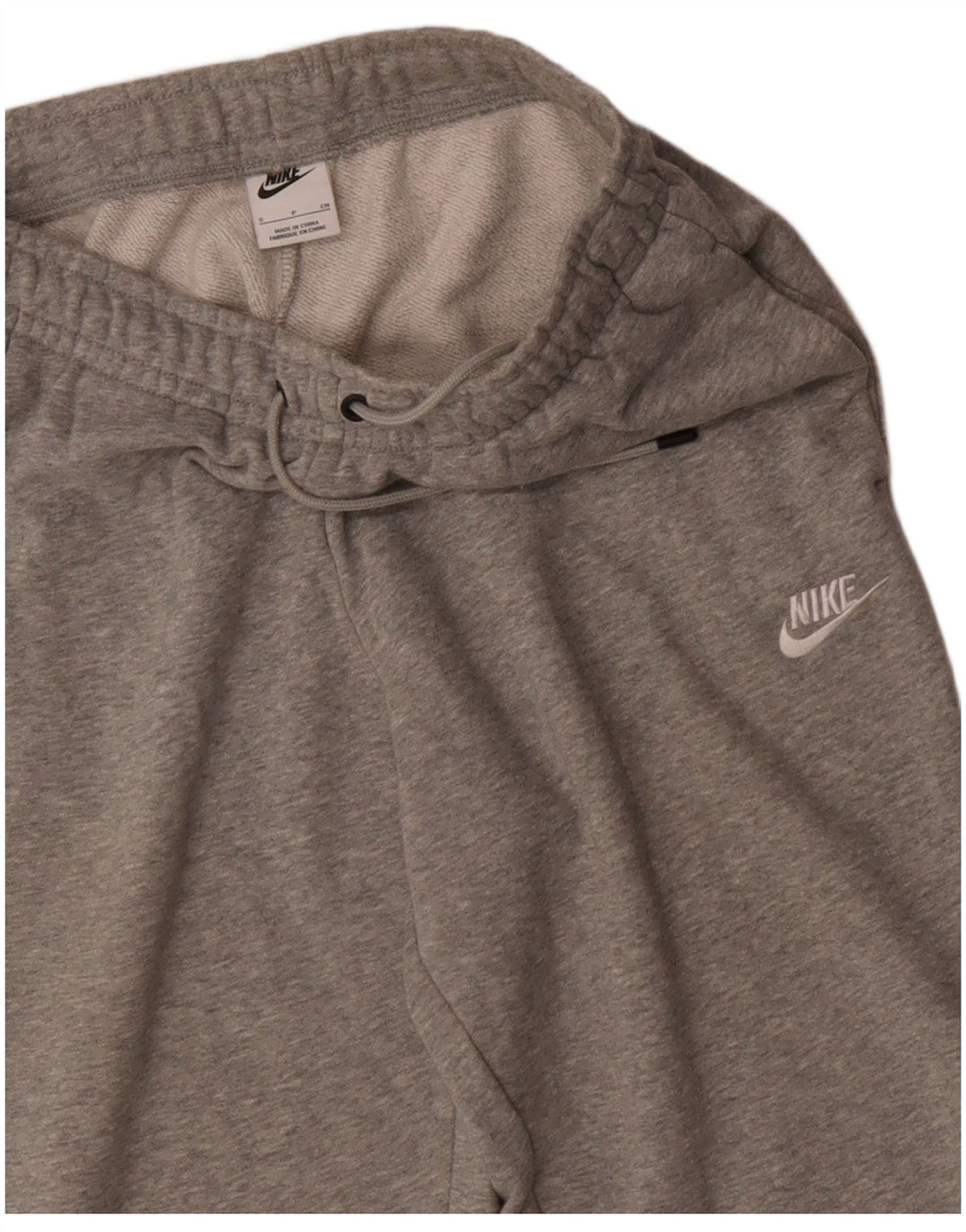 Nike Mens Tracksuit Trousers Joggers Small Grey Flecked Cotton