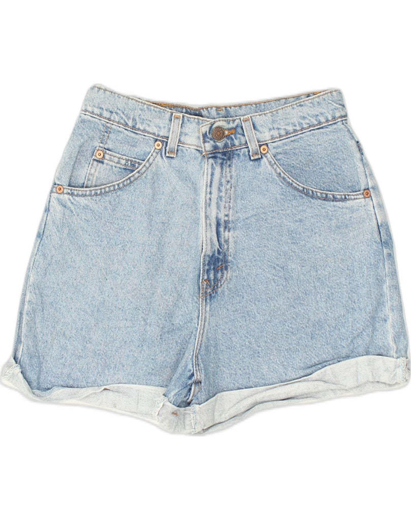 LEVI'S Girls Regular Fit Denim Shorts 8-9 Years W26 Blue Cotton | Vintage Levi's | Thrift | Second-Hand Levi's | Used Clothing | Messina Hembry 