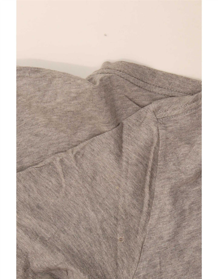 Nike Mens Graphic T-Shirt Top Large Grey Flecked Cotton
