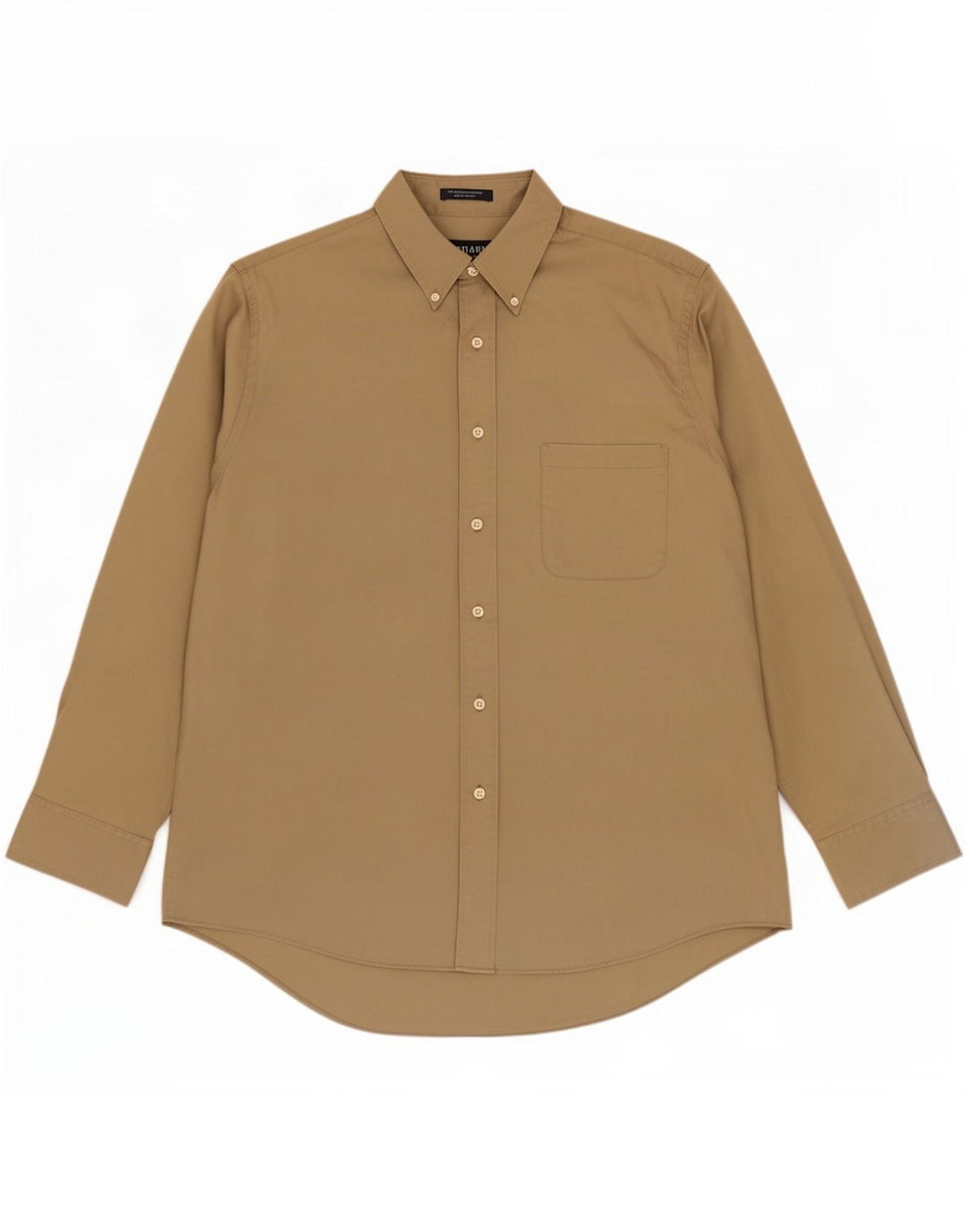 Chaps Mens Shirt Size 17 1/2 XL Khaki Cotton