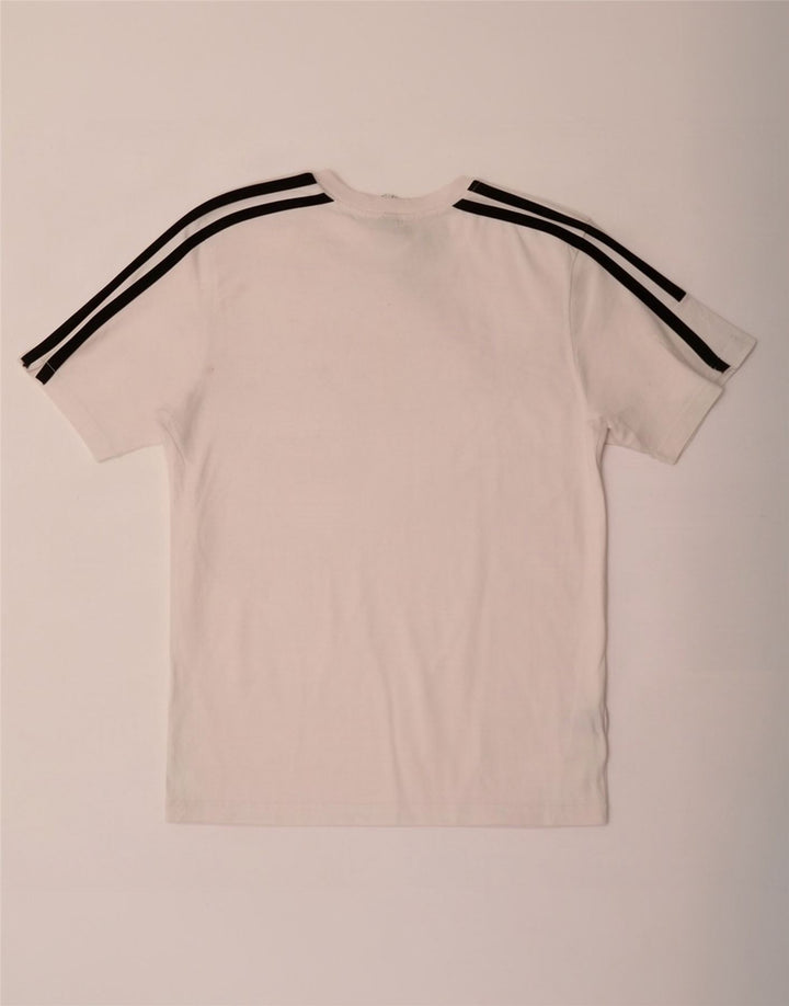 Adidas Mens T-Shirt Top Medium White Cotton