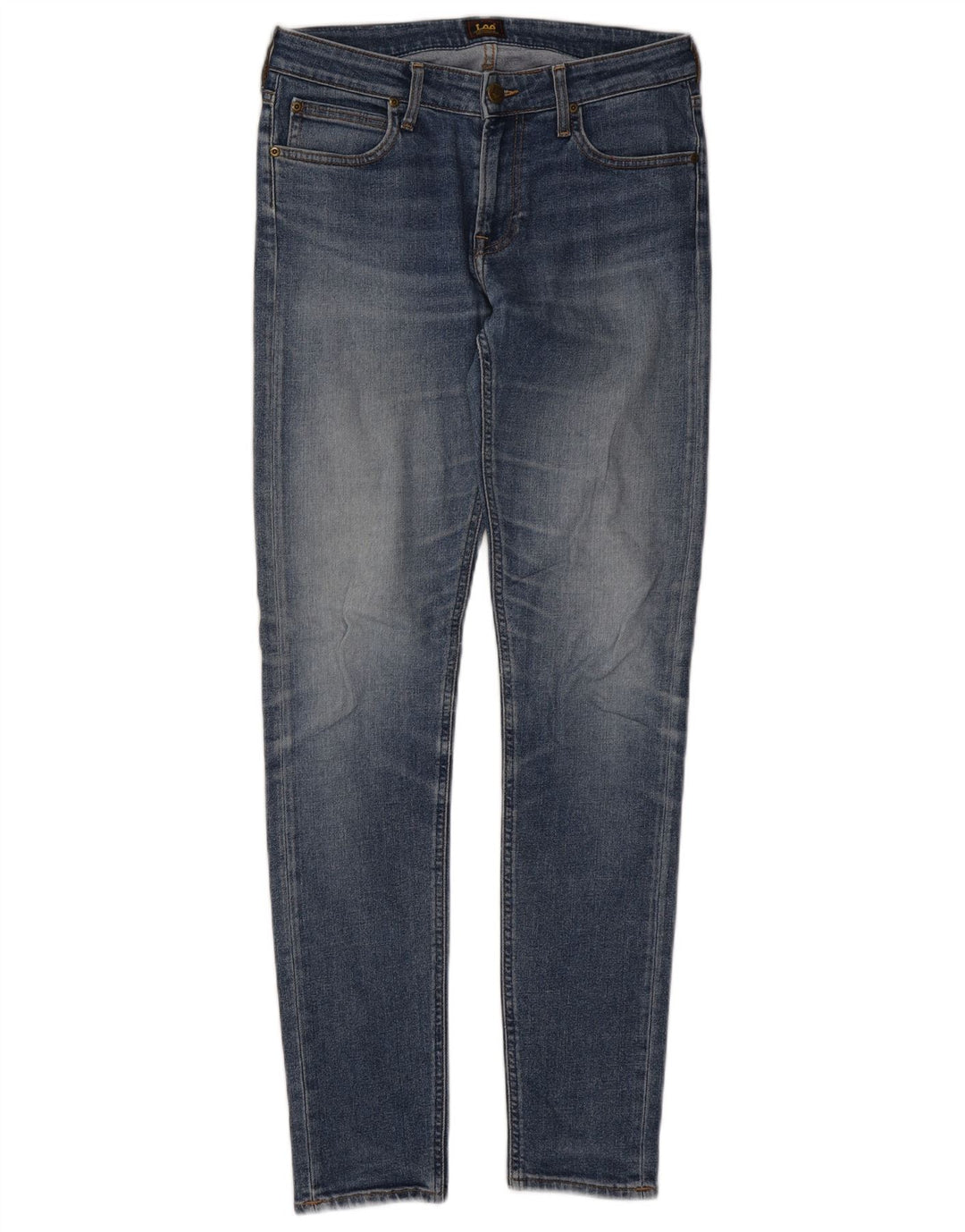 Lee Womens Malone Skinny Jeans W30 L32 Blue Cotton