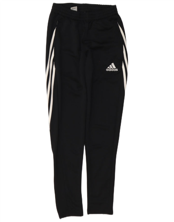 Adidas Mens Climalite Tracksuit Trousers Small Black Polyester