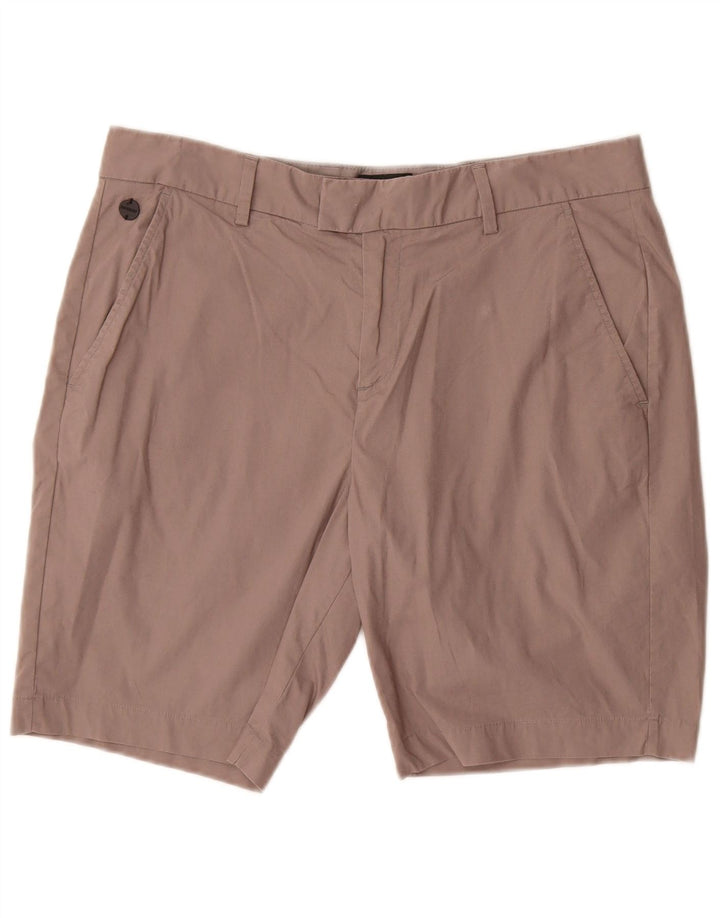 SUPERDRY Mens Chino Shorts W34 Large Brown Cotton