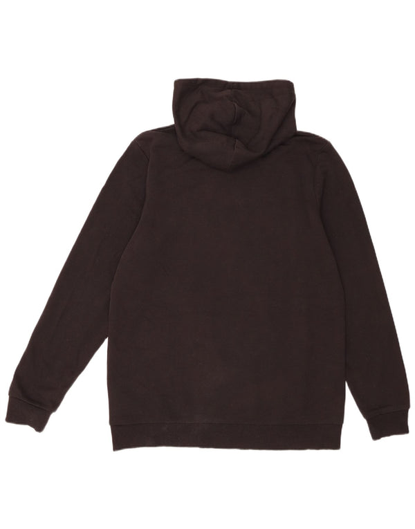 Jack & Jones Boys Graphic Hoodie Jumper 15-16 Years Black Cotton