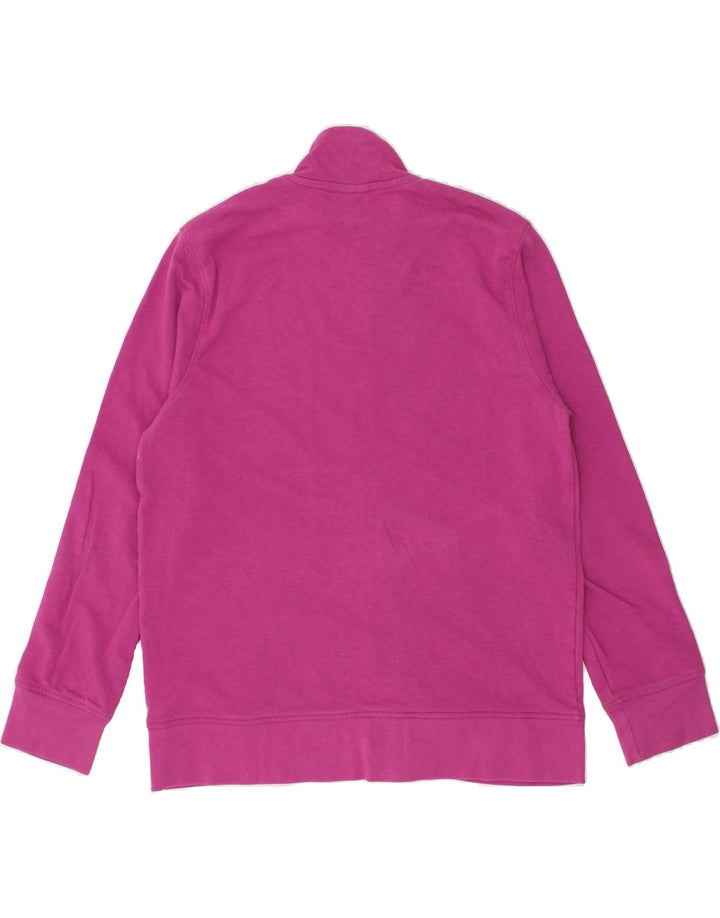 ELLESSE Womens Graphic Tracksuit Top Jacket UK 16 Large Pink Cotton Vintage Ellesse and Second-Hand Ellesse from Messina Hembry 