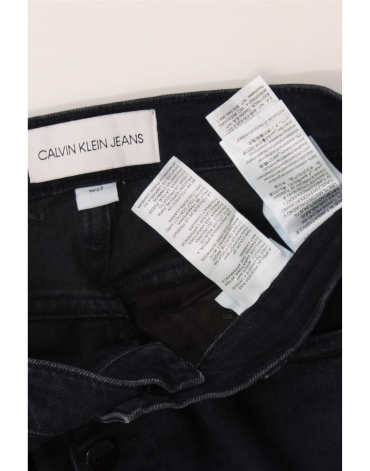 CALVIN KLEIN Womens Straight Jeans W27 L29 Navy Blue Cotton Vintage Calvin Klein and Second-Hand Calvin Klein from Messina Hembry 