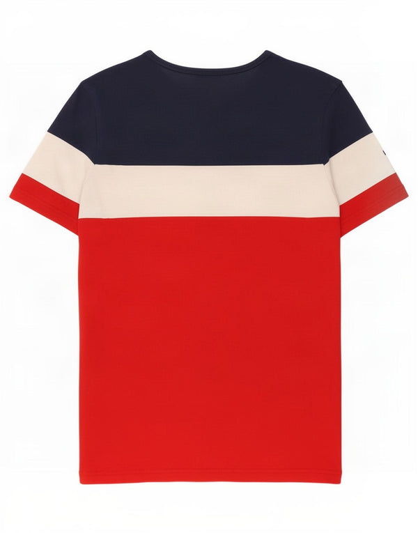 Ellesse Mens T-Shirt Top XL Multicoloured Colourblock Cotton