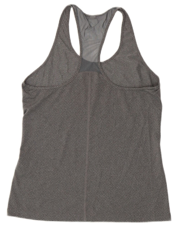 Under Armour Womens Heat Gear Vest Top UK 12 Medium Grey Polyester
