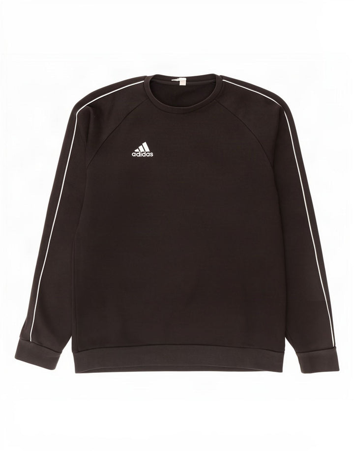 Adidas Mens Sweatshirt Jumper Medium Black Cotton