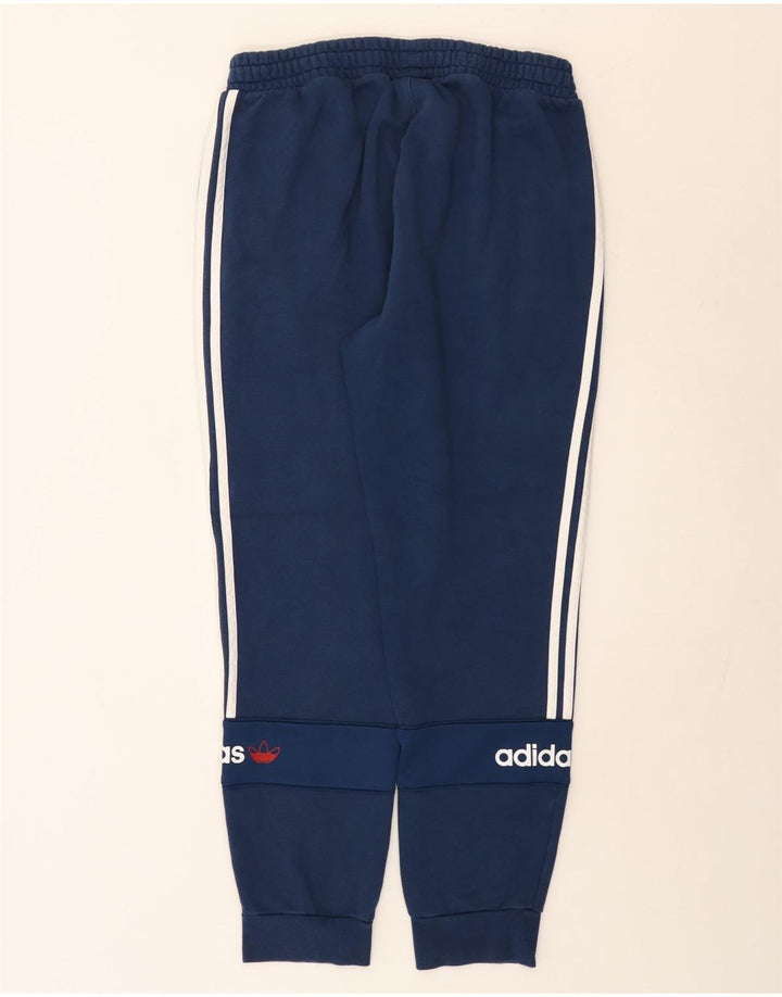 Adidas Mens Graphic Tracksuit Trousers Joggers Medium  Navy Blue