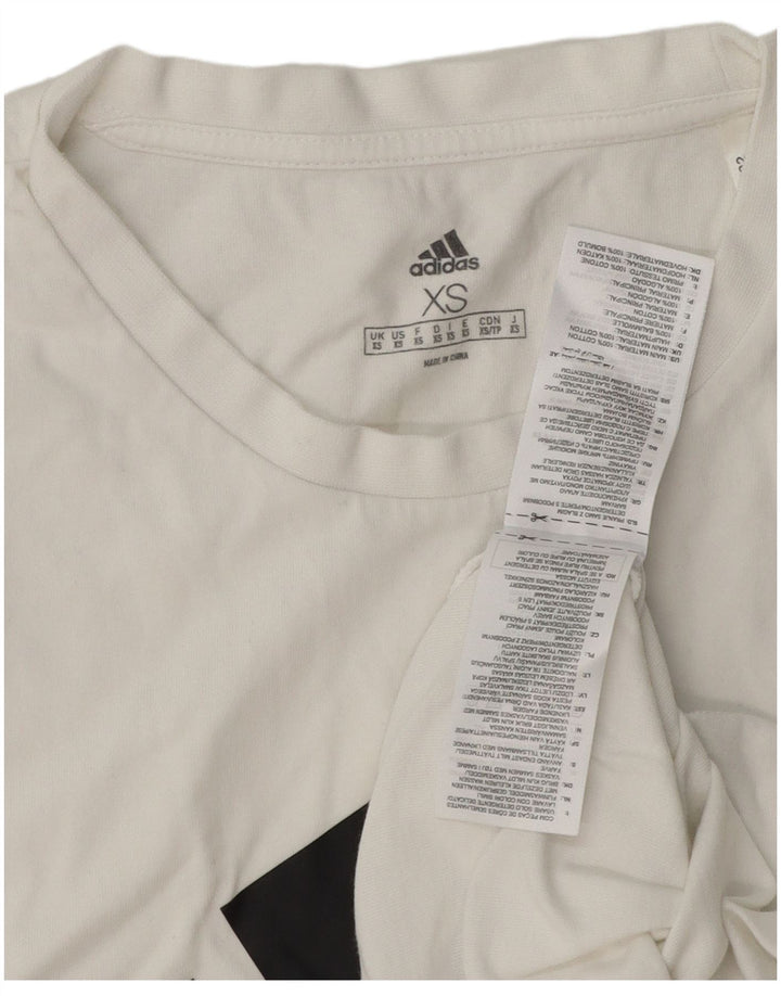 Adidas Mens Graphic Vest Top XS White Cotton