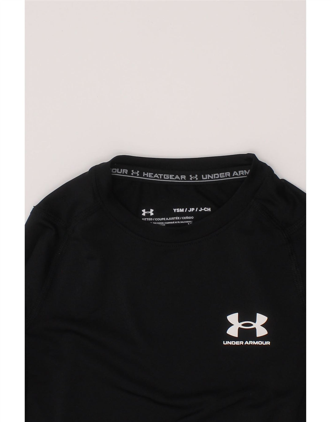 Under Armour Boys Top Long Sleeve 6-7 Years Small Black