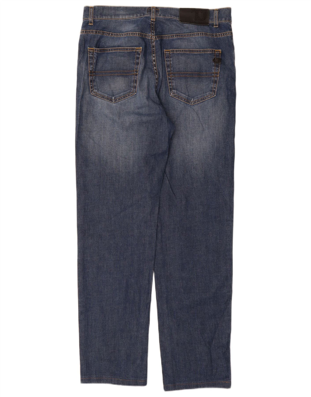 Trussardi Womens Straight Jeans W35 L32 Blue Cotton