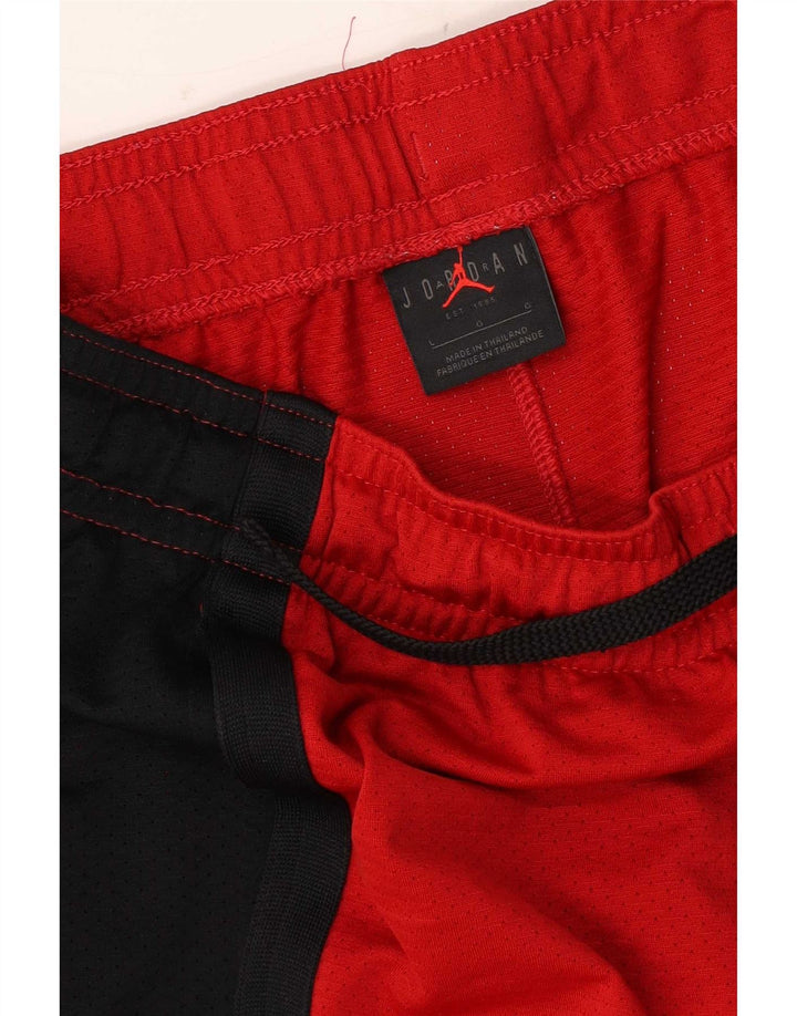 Jordan Mens Sport Shorts Large  Red Colourblock