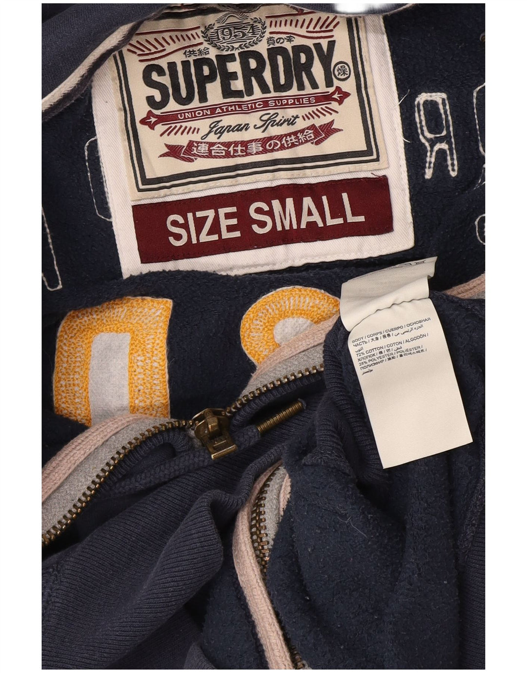 Hoodie Superdry Femme UK 10 À Zip Complet Avec Cordon De