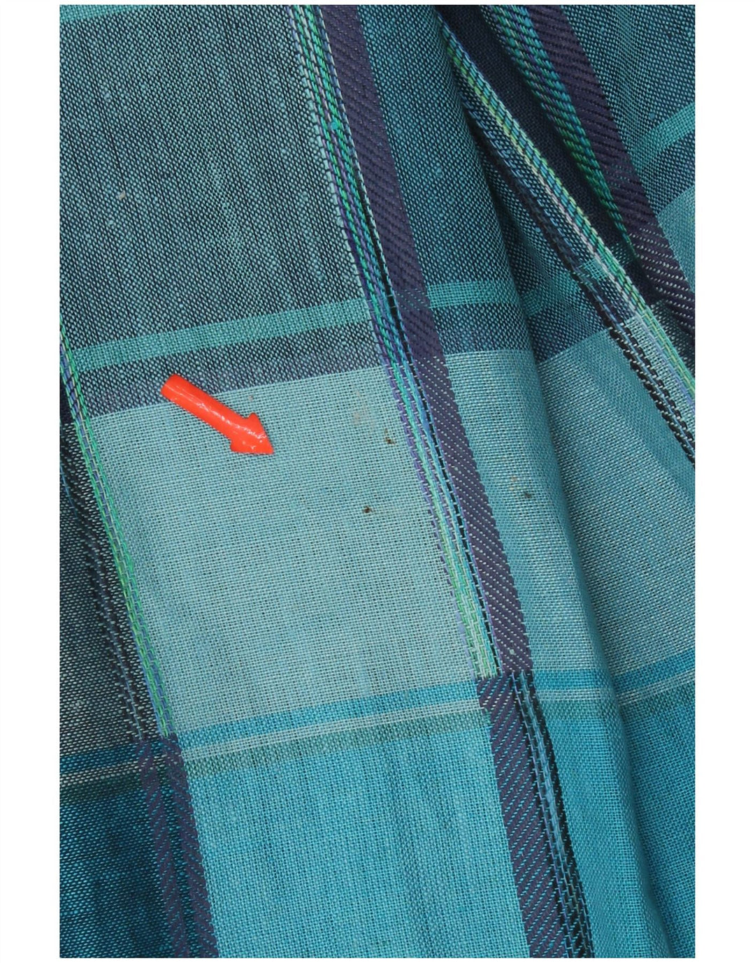 Vintage Womens 2 Button Blazer Jacket UK 18 XL Blue Check Viscose