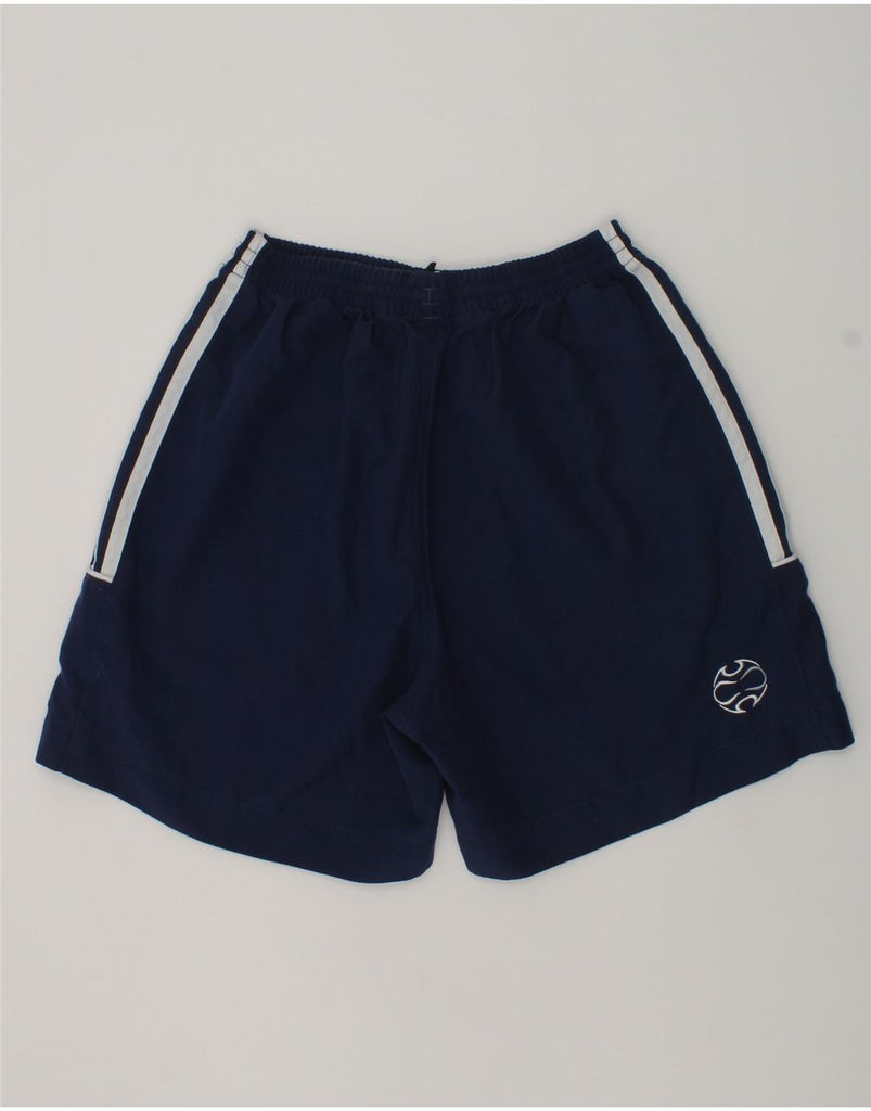 ADIDAS Boys Sport Shorts 11-12 Years Navy Blue Polyester | Vintage Adidas | Thrift | Second-Hand Adidas | Used Clothing | Messina Hembry 