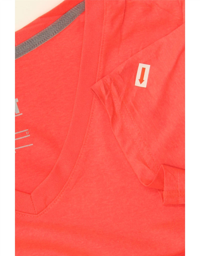 NIKE Womens Dri Fit T-Shirt Top UK 6 XS Red Vintage Nike and Second-Hand Nike from Messina Hembry 
