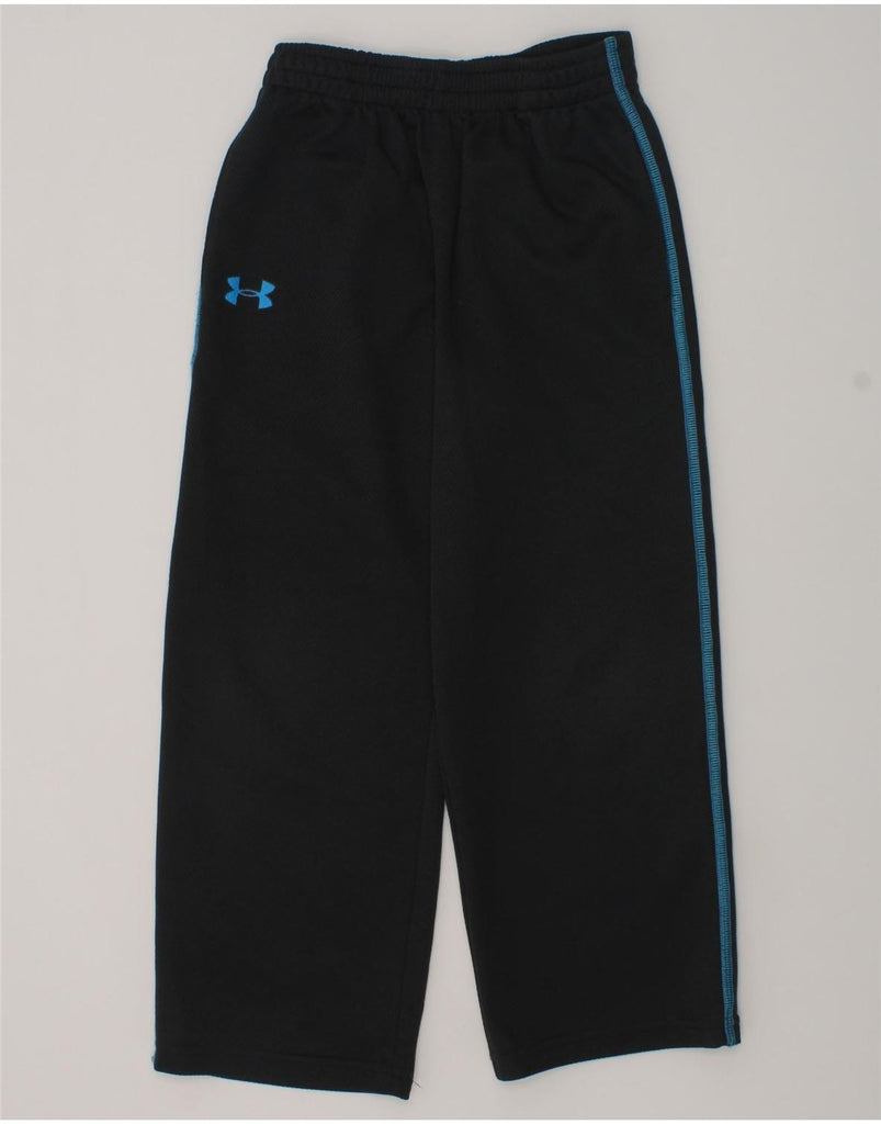 UNDER ARMOUR Boys Graphic Tracksuit Trousers 5-6 Years Green Polyester | Vintage Under Armour | Thrift | Second-Hand Under Armour | Used Clothing | Messina Hembry 