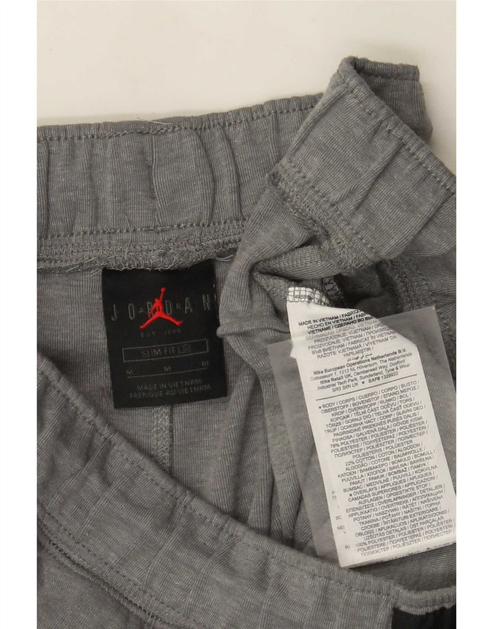 Jordan Mens Cargo Tracksuit Trousers Joggers Medium Grey Colourblock