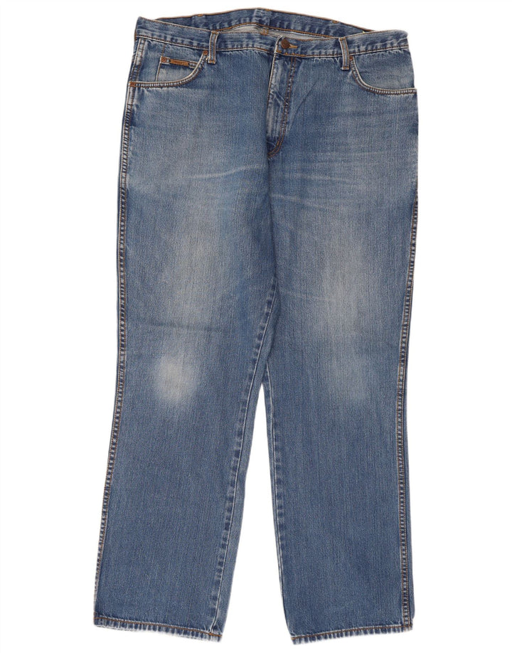 WRANGLER Mens Ohio Straight Jeans W40 L32 Blue Cotton