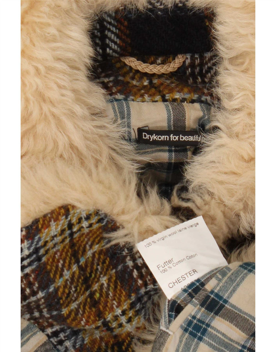 Drykorn Womens 4 Button Blazer Jacket UK 8 Small Multicoloured Check