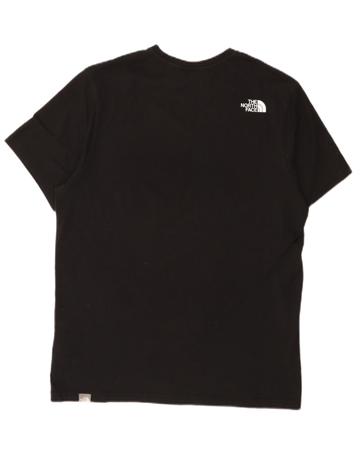The North Face Mens Graphic T-Shirt Top Large Black Cotton