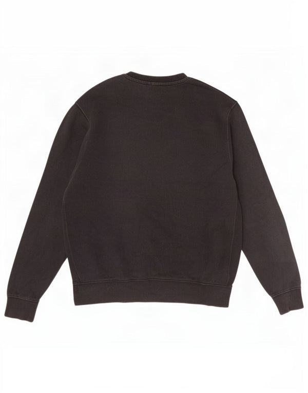 Nike Mens Graphic Sweatshirt Jumper Large Black Cotton