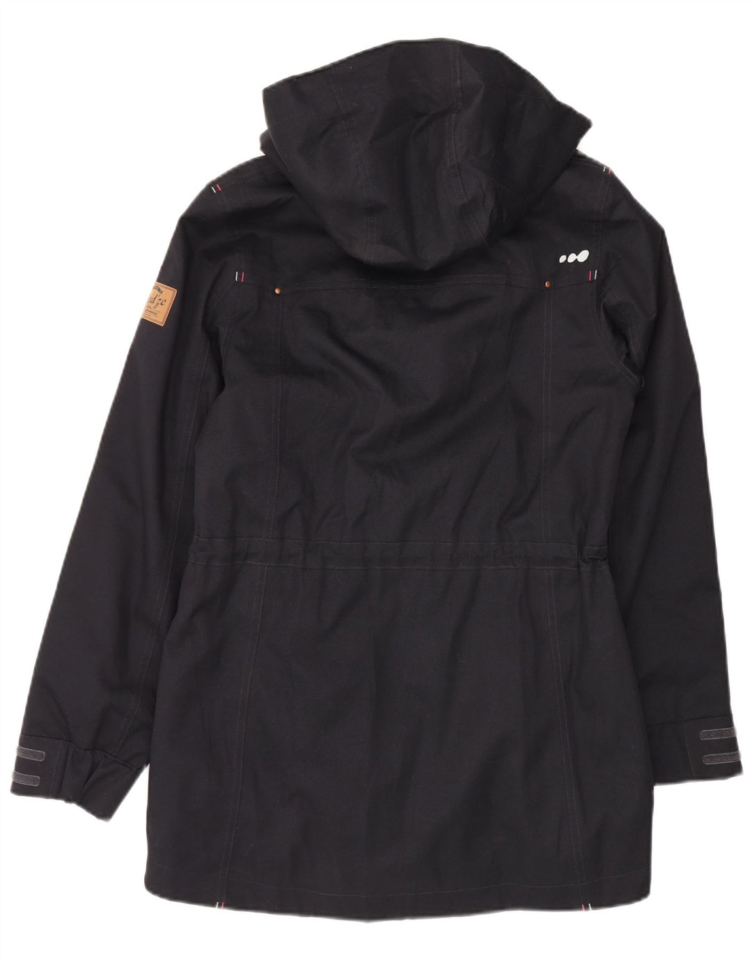 DECATHLON Womens Wedze Hooded Parka Jacket EU 36 Small Navy Blue Polyester
