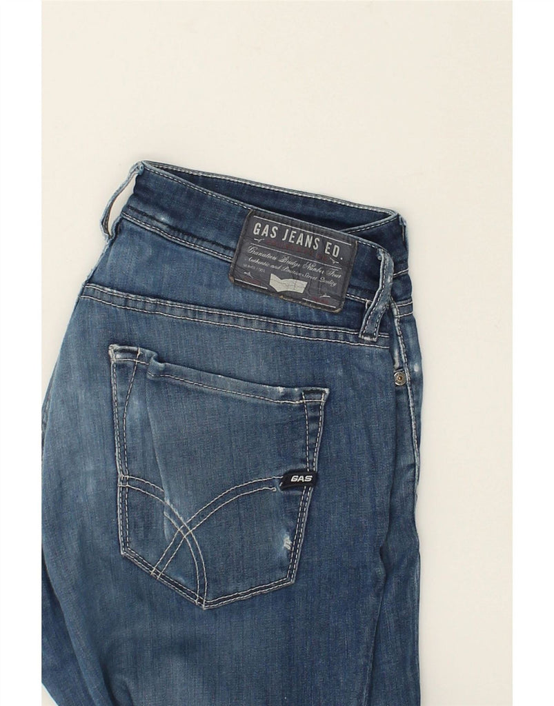 GAS Womens Slim Jeans W31 L32  Blue Cotton Vintage Gas and Second-Hand Gas from Messina Hembry 