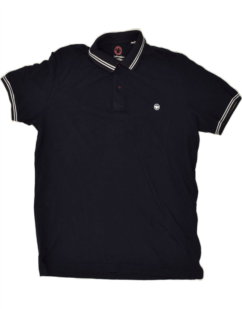 MURPHY & NYE Mens Polo Shirt XL Navy Blue Cotton | Vintage Murphy & Nye | Thrift | Second-Hand Murphy & Nye | Used Clothing | Messina Hembry 