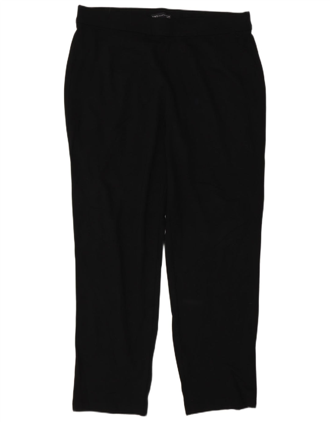 Marks & Spencer Womens Tracksuit Trousers UK 18 XL  Black Viscose