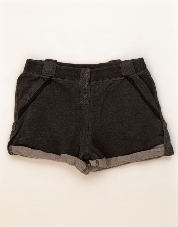Adidas Womens Stella McCartney Sport Shorts EU 36 Small Grey Cotton