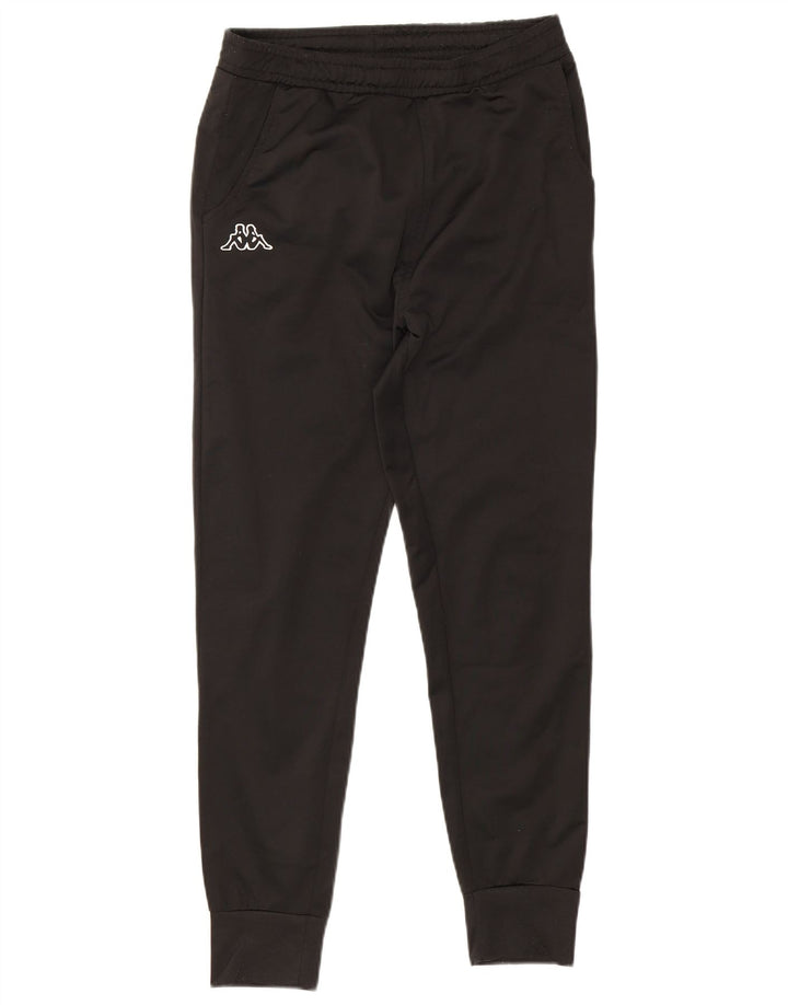 Kappa Mens Tracksuit Trousers Joggers Small  Black