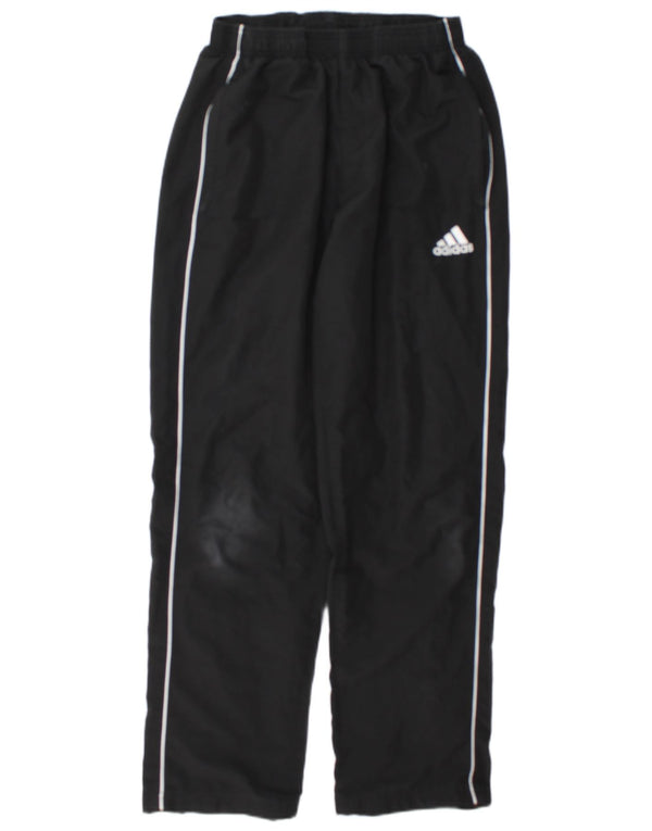 Adidas Mens Tracksuit Trousers Medium Black Colourblock Polyester