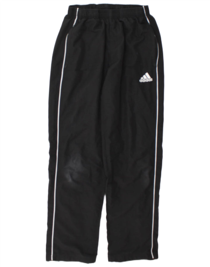 Adidas Mens Tracksuit Trousers Medium Black Colourblock Polyester
