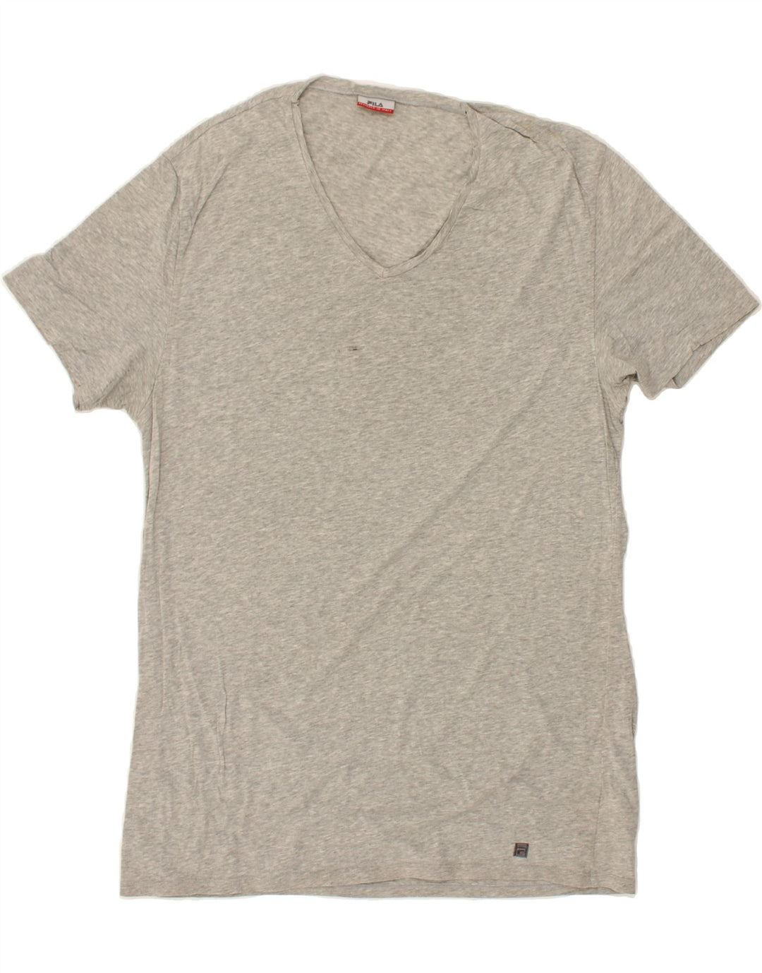 FILA Mens T-Shirt Top Large Grey Cotton Vintage Fila and Second-Hand Fila from Messina Hembry 