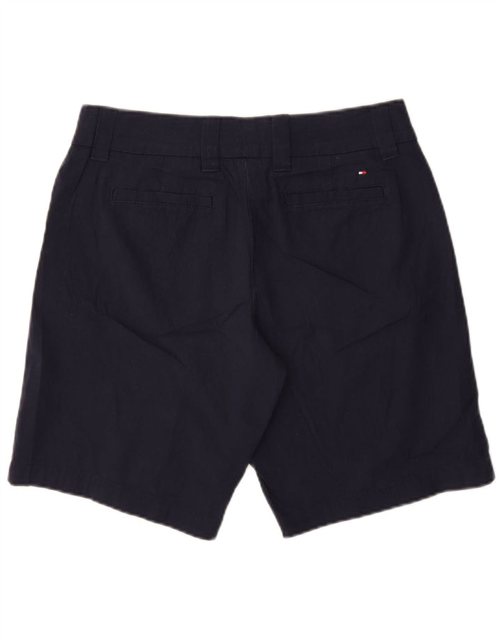 TOMMY HILFIGER Womens Chino Shorts US 6 Medium W30  Navy Blue Cotton