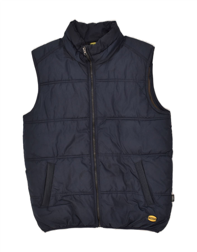 DIADORA Mens Padded Gilet UK 40 Large Navy Blue Polyester | Vintage Diadora | Thrift | Second-Hand Diadora | Used Clothing | Messina Hembry 