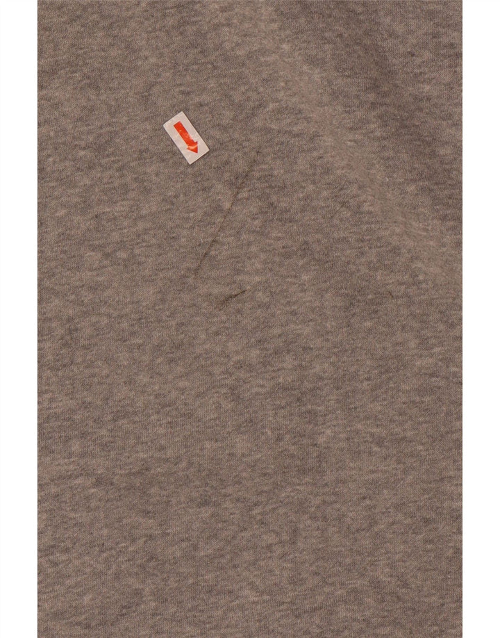 Nike Mens Hoodie Jumper Small Grey Cotton