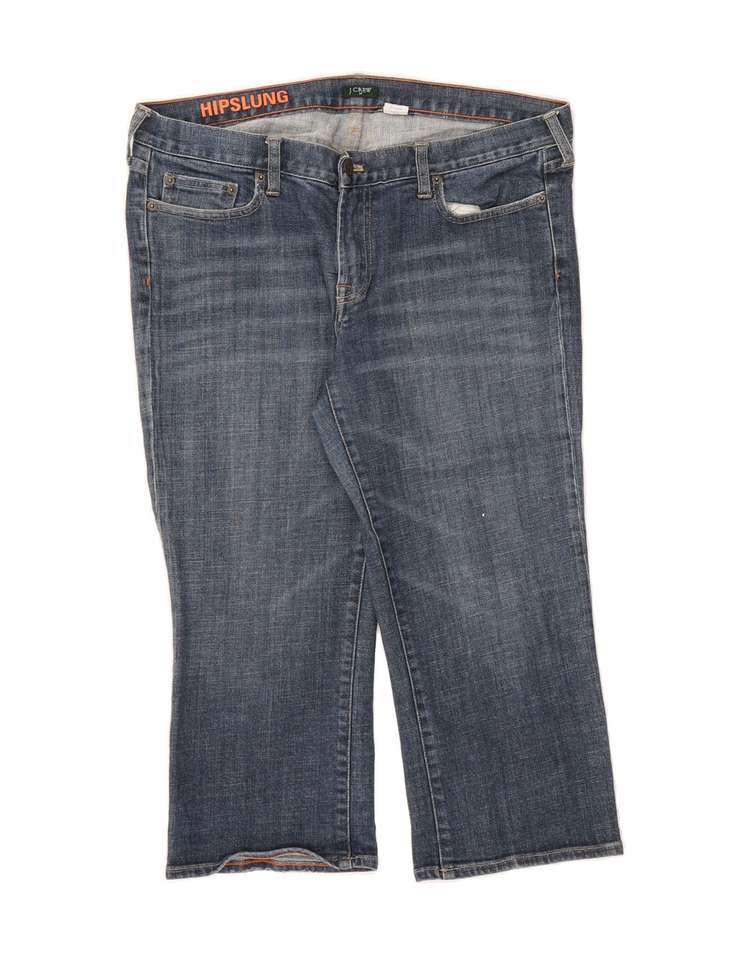 J. CREW Mens Hipslung Capri Jeans W33 L21 Blue Cotton Vintage J. Crew and Second-Hand J. Crew from Messina Hembry 
