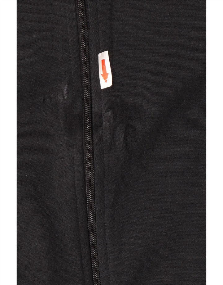 Adidas Mens Regular Fit Tracksuit Top Jacket Small Black Polyester