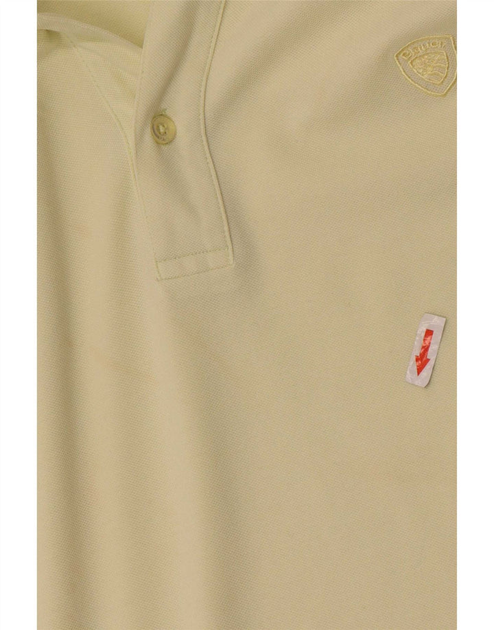 Blauer Mens Polo Shirt XL Yellow Cotton