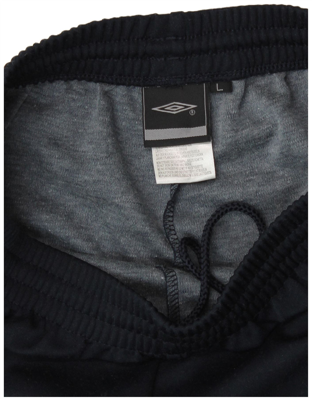 Umbro Mens Tracksuit Trousers Joggers Large Navy Blue Polyester