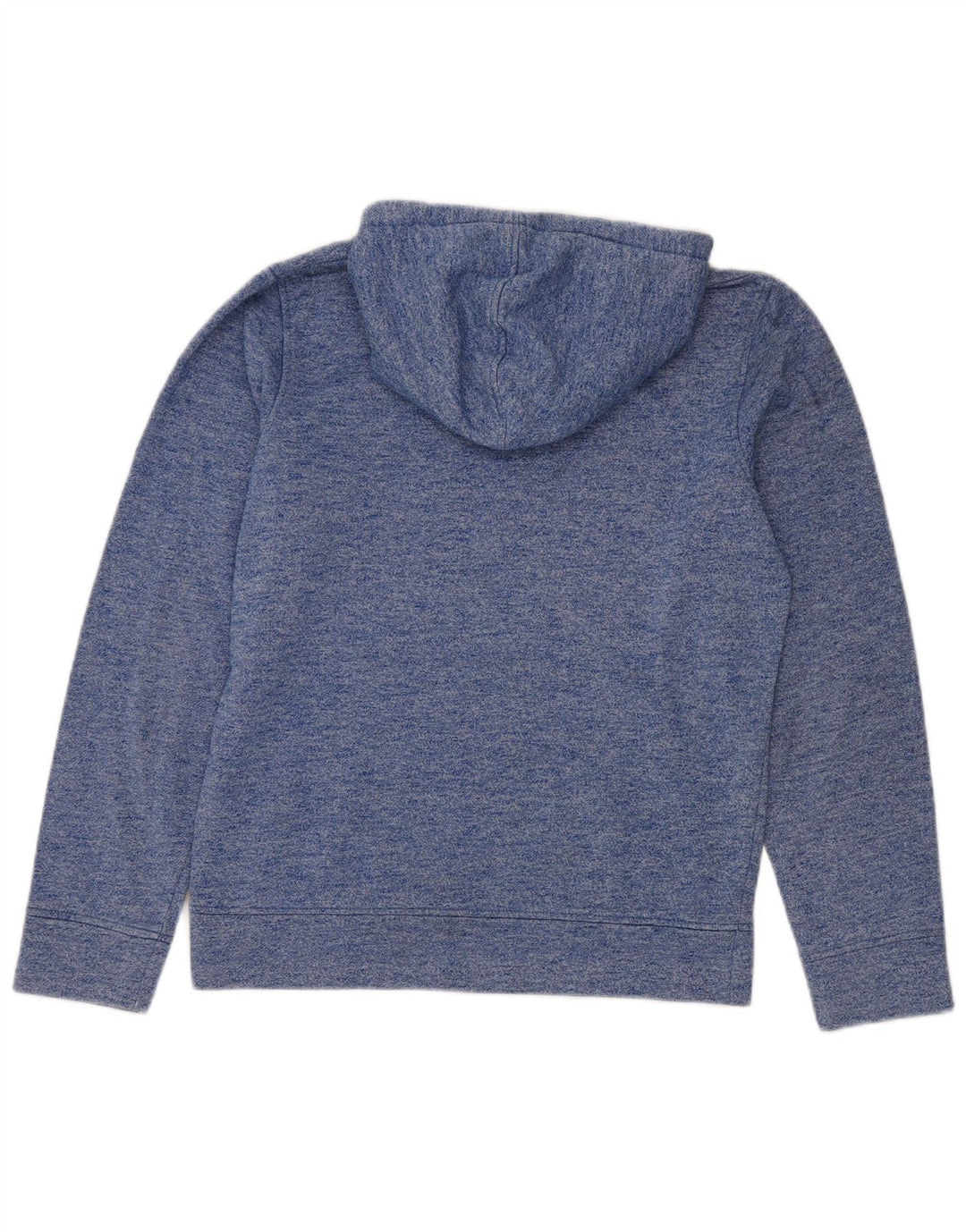 Jack & Jones Mens Graphic Hoodie Jumper Small Blue Flecked Polyester