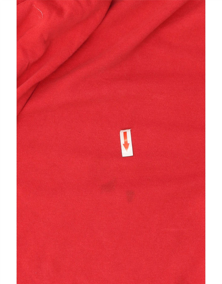 Reebok Mens T-Shirt Top Large Red Cotton