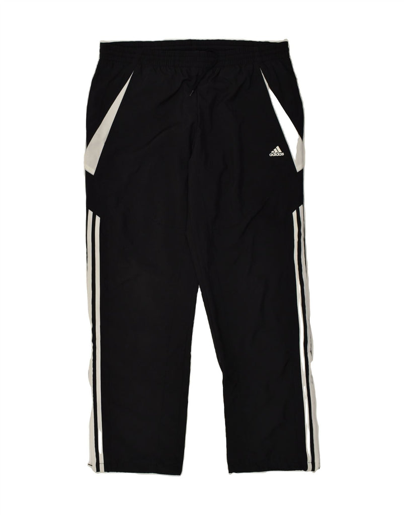 ADIDAS Mens Tracksuit Trousers Medium Black Polyester | Vintage Adidas | Thrift | Second-Hand Adidas | Used Clothing | Messina Hembry 