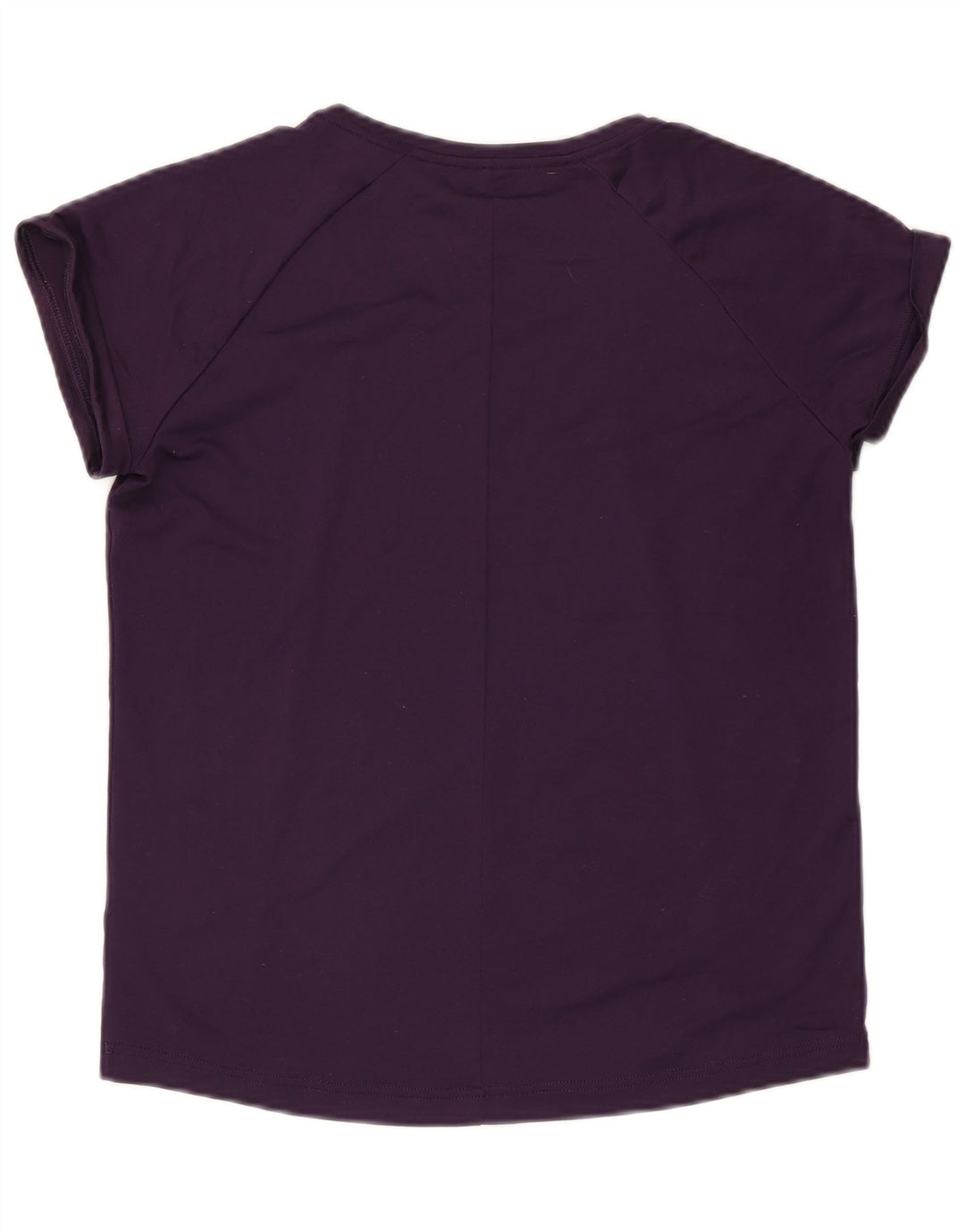 Adidas Womens Climalite T-Shirt Top UK 12/14 Medium Purple Polyester